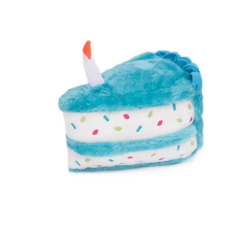 #NWT Zippy Paws Birthday Cake Slice Dog Toy